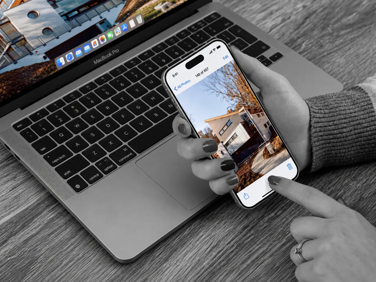 Projektbearbeitung mit aktuellem iPhone