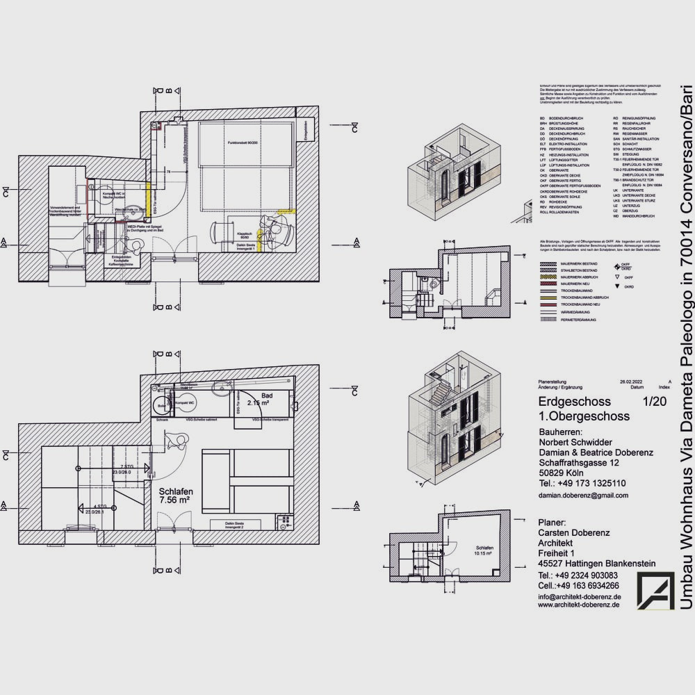 Historisches Stadthaus in Conversano – Umbau und Sanierung – Projektbild