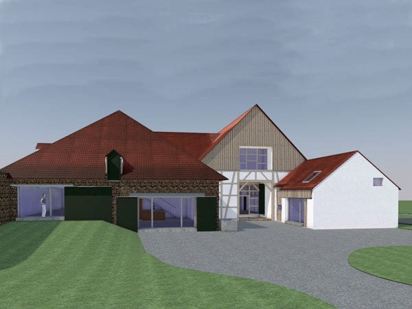 Denkmalgeschützten Hof umnutzen – Deipenbecktal 47 in Essen – Projektbild