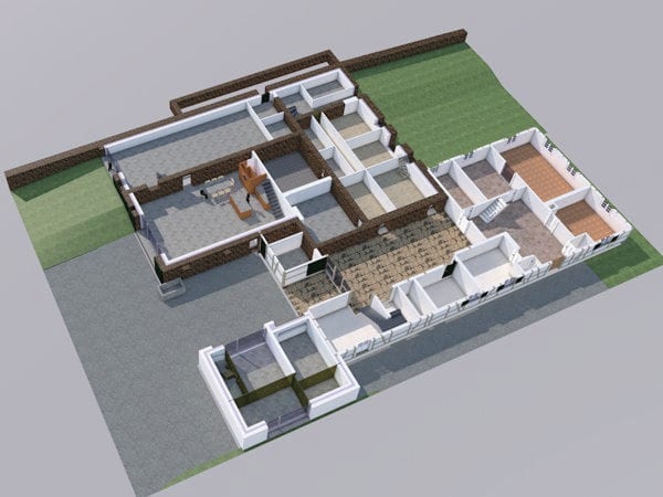 Denkmalgeschützten Hof umnutzen – Deipenbecktal 47 in Essen – Projektbild