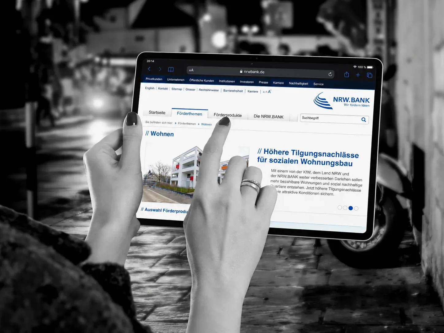 Digitale Projektbearbeitung am iPad